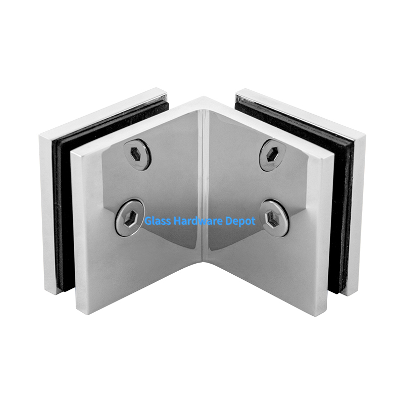 Shower Screen Bracket 90° Glass to Glass Glass Hardware Depot