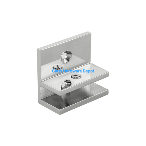 Shower Screen Bracket Shelf to Wall/Floor with Leg Glass Hardware Depot