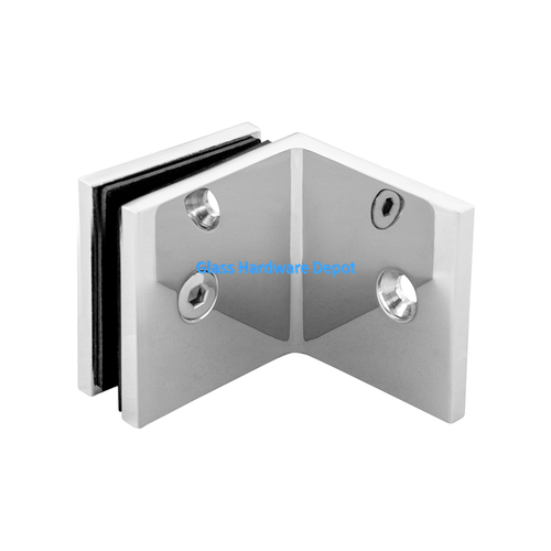 Shower Screen Bracket 90° Glass to Wall Glass Hardware Depot